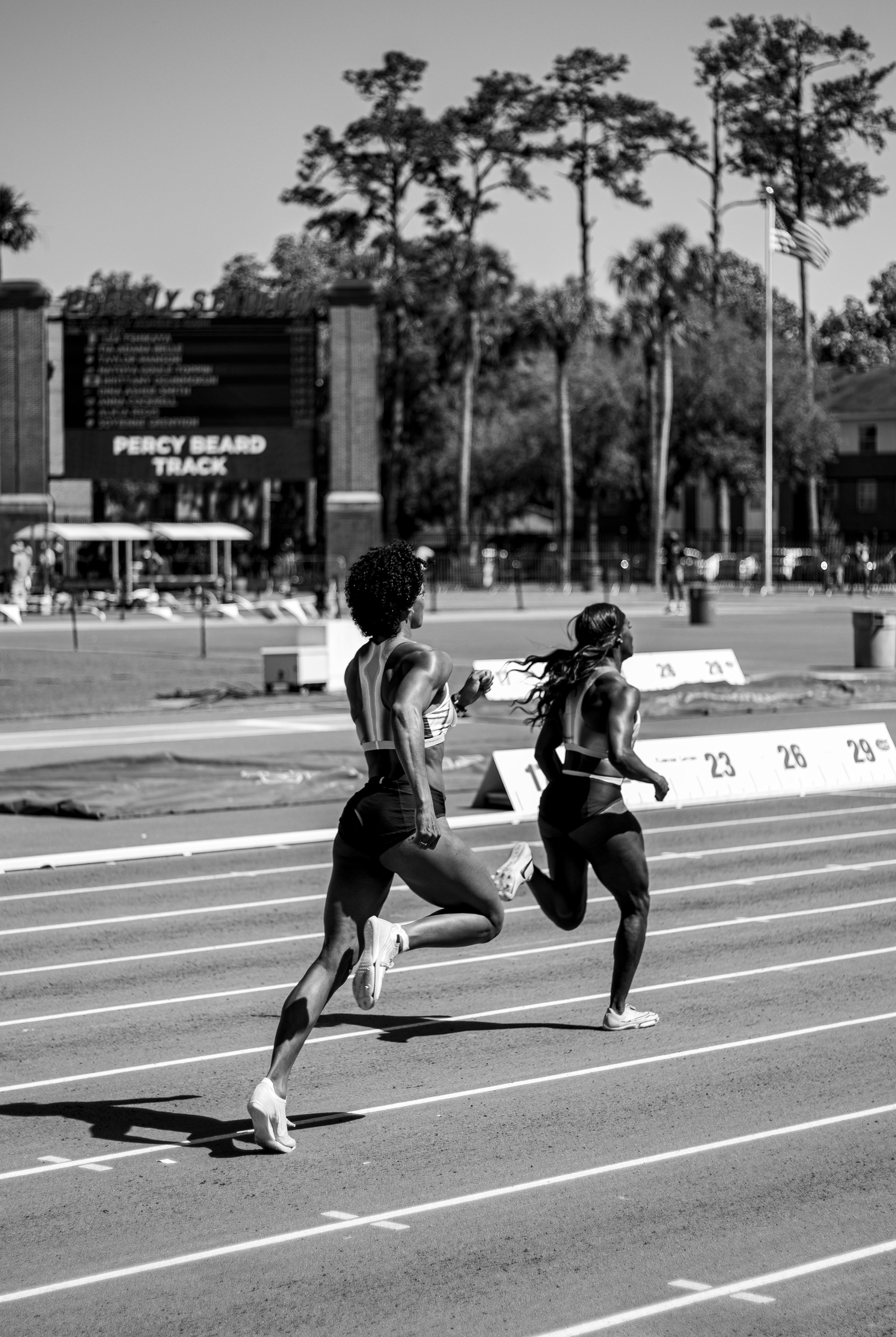 Dina Asher-Smith and Anna Cockrell at Tom Jones Invitational 2025